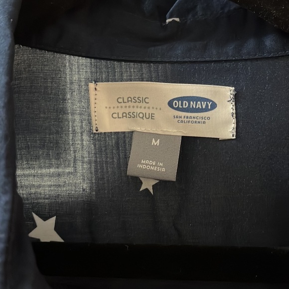 Navy with White Stars blouse - Picture 2 of 5